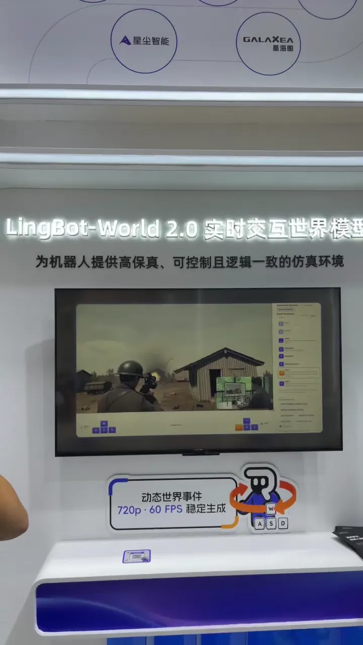 阿里系机器人 · lingbot-实时生成世界模型+VLA模型