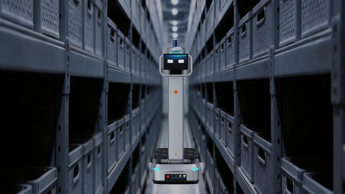 AI配送ロボット P300