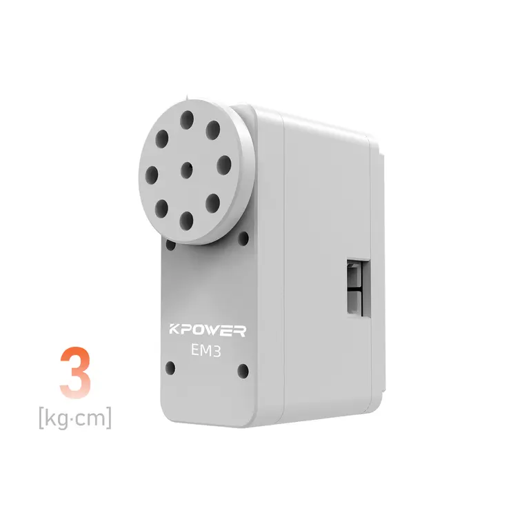 3kg微型机器人力控离合舵机 EM3