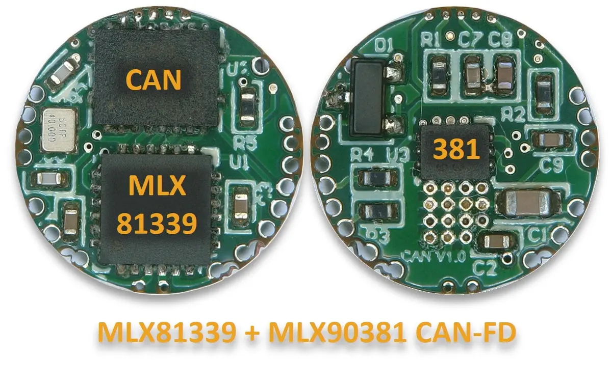 全集成空心杯电机驱动方案MLX81339+MLX90381