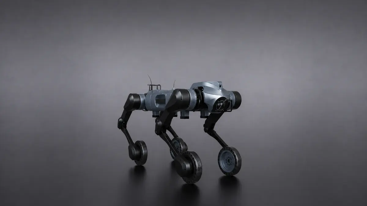 リングストロンチウム D50 大型車輪付き四足ロボット
